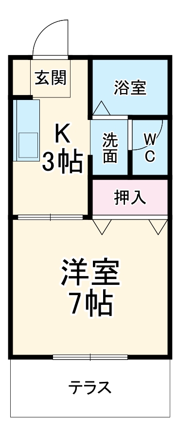 ヴィラ住吉の間取り