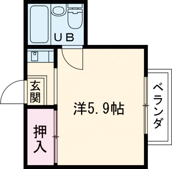 アクロ一ツ橋の間取り