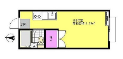 エステートピアNAMBAの間取り