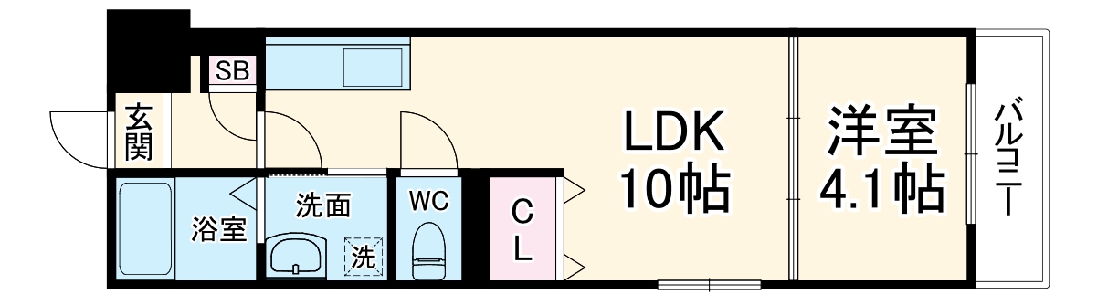 GRANDIR千船駅前Iの間取り