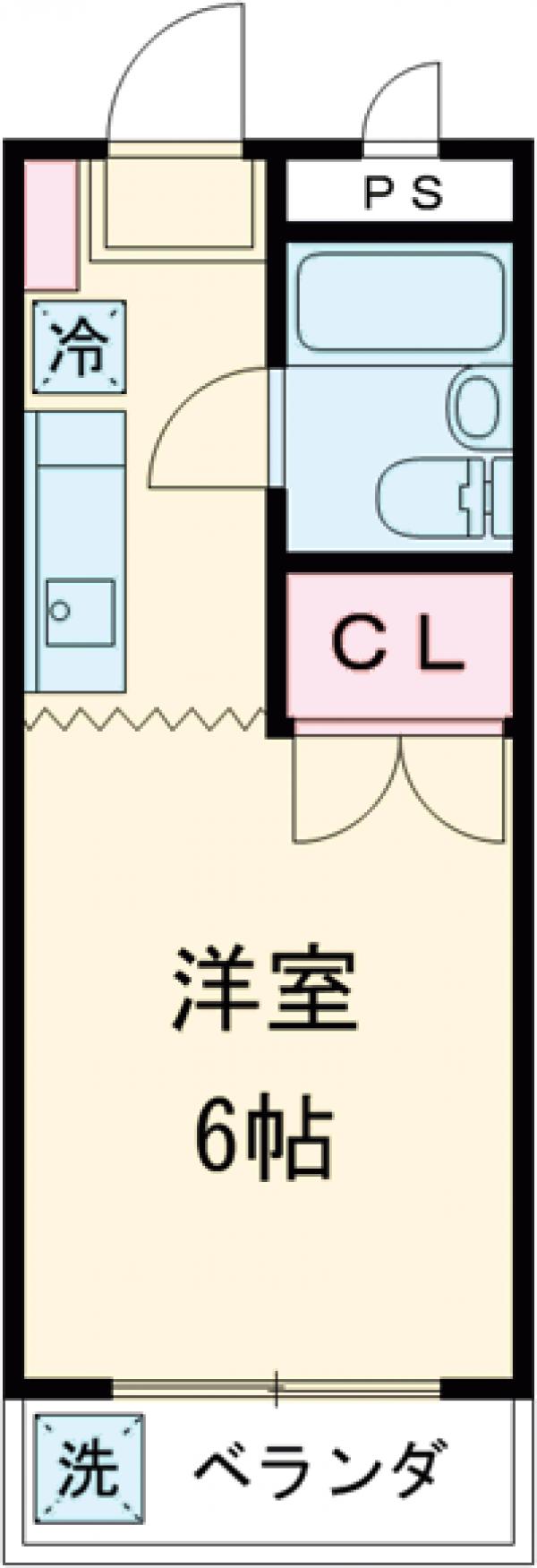 ハイツしんみせの間取り