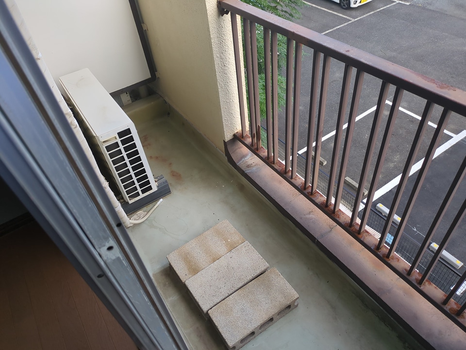 12/23 バルコニー