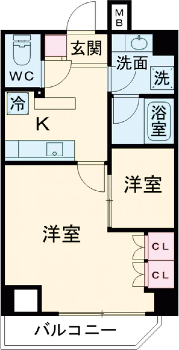 TRACK両国の間取り