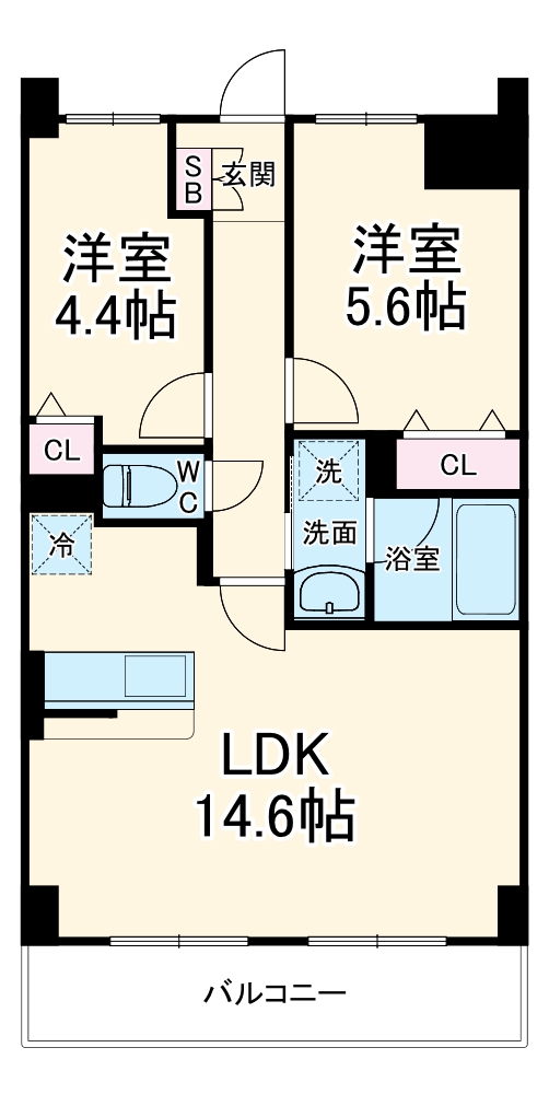 Le・Ciel徳川の間取り