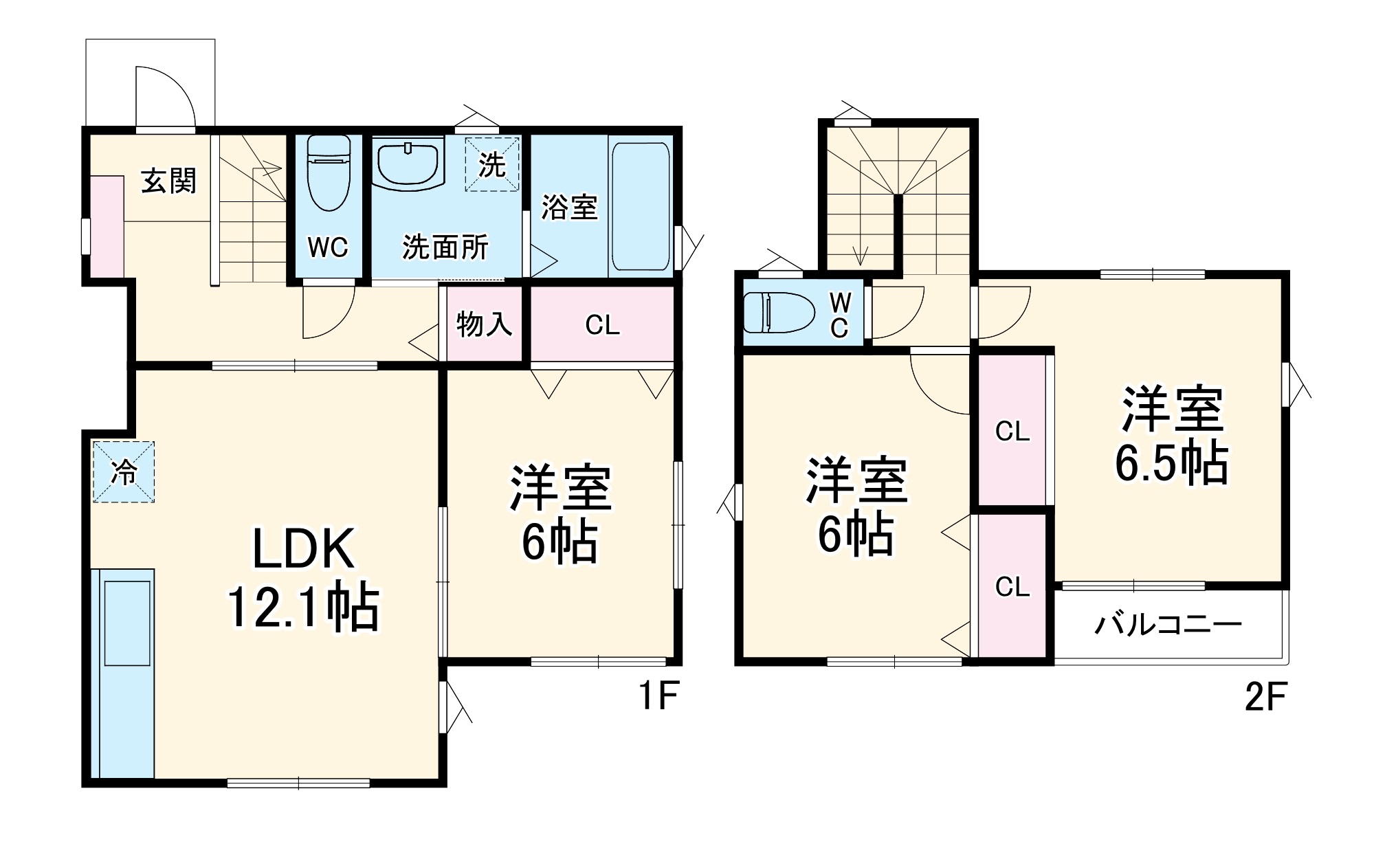 相南1丁目貸家の間取り