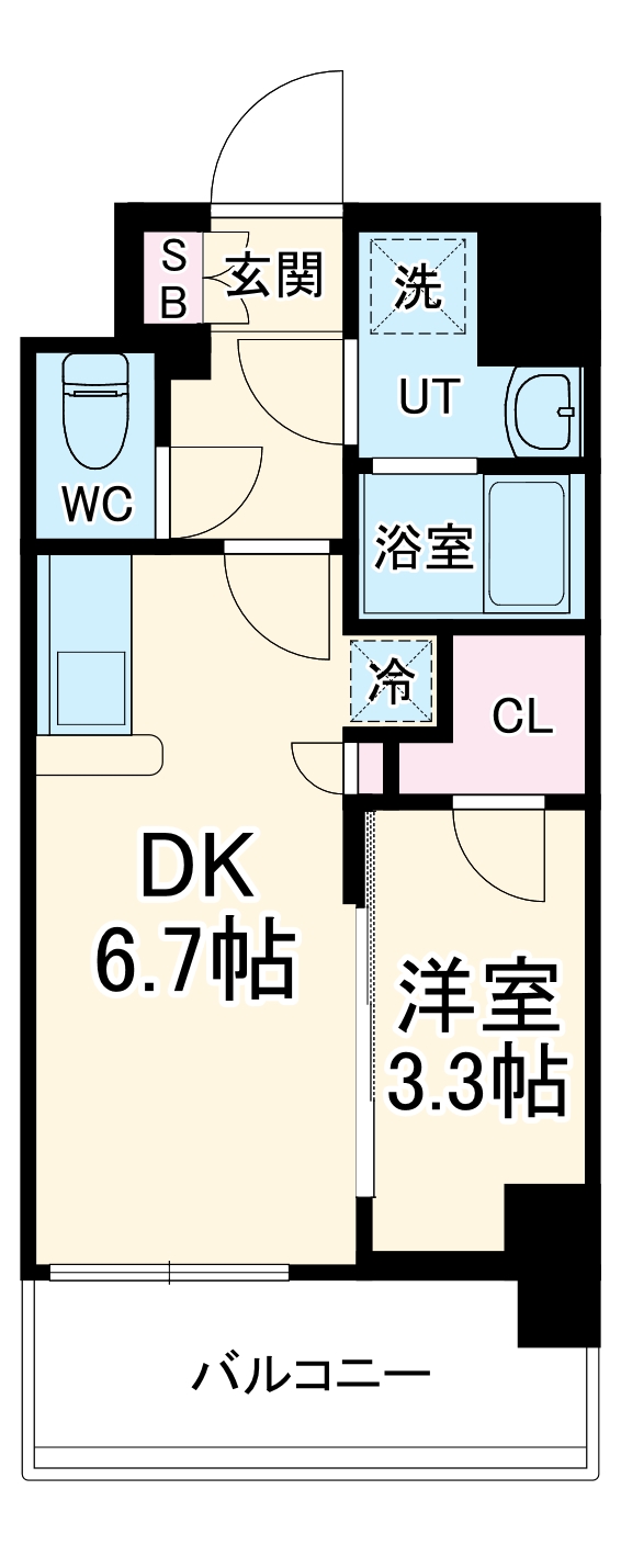S-RESIDENCE四日市安島aloggioの間取り