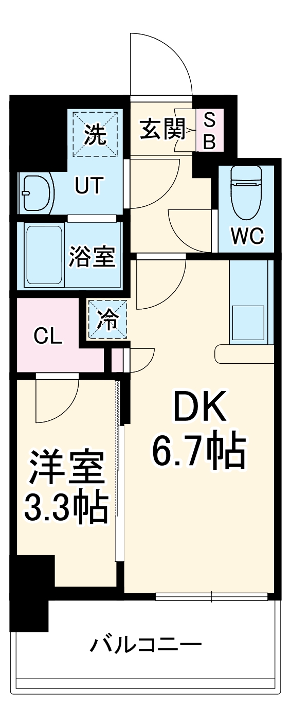 S-RESIDENCE四日市安島aloggioの間取り