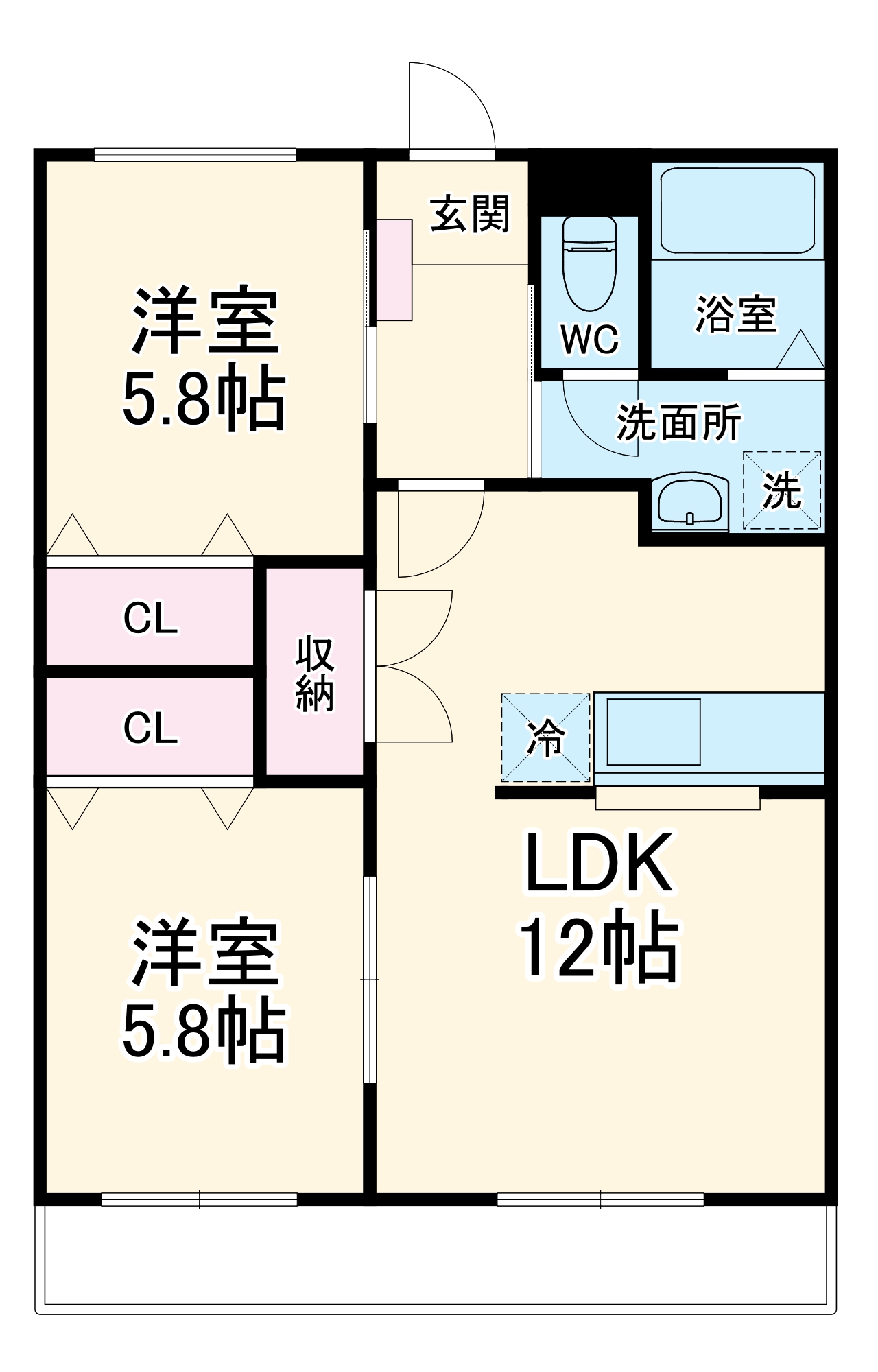 シトリンⅡの間取り