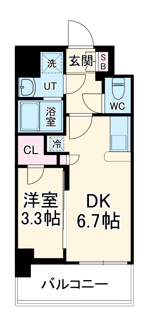S-RESIDENCE四日市安島aloggioの間取り