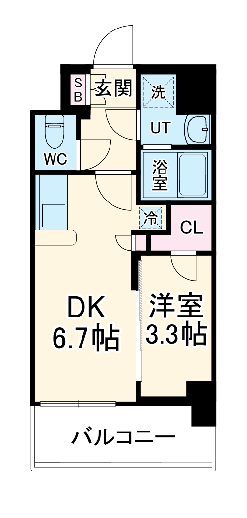 S-RESIDENCE四日市安島aloggioの間取り