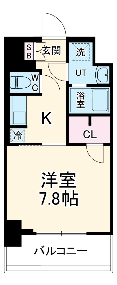 S-RESIDENCE四日市安島aloggioの間取り