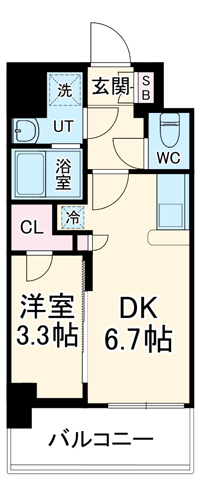 S-RESIDENCE四日市安島aloggioの間取り