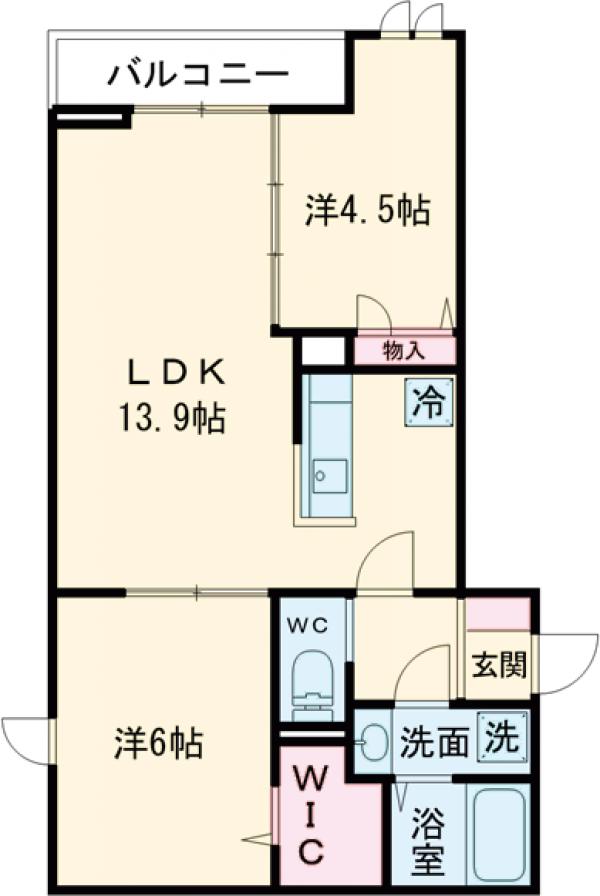 セレスティア六町Ⅱの間取り
