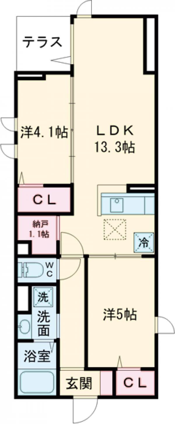 セレスティア六町Ⅱの間取り