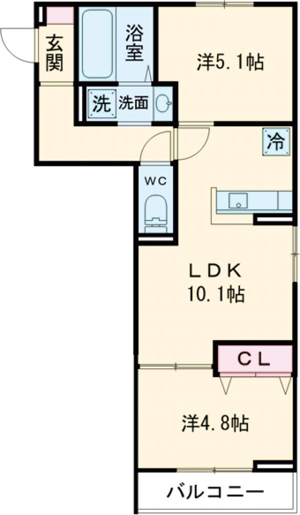 セレスティア六町Ⅱの間取り