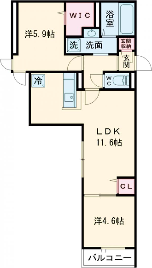 セレスティア六町Ⅱの間取り