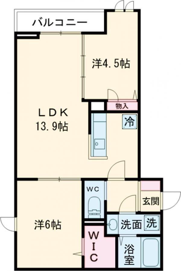 セレスティア六町Ⅱの間取り