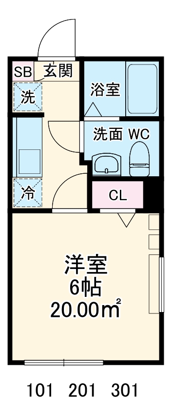 Feline Villaの間取り