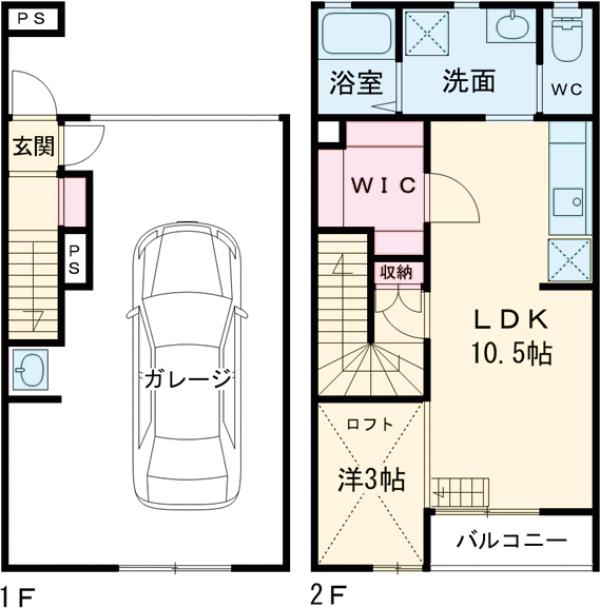 ACROSS-BASEの間取り