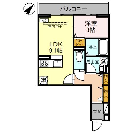 ラポーム西川口の間取り