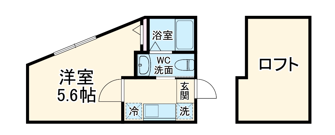 アノンテラス向ヶ丘遊園の間取り