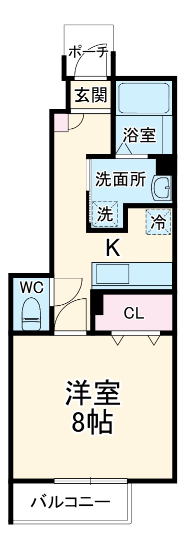 Nob コリーヌ Ⅱの間取り