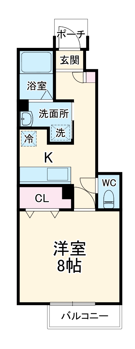 Nob コリーヌ Ⅱの間取り
