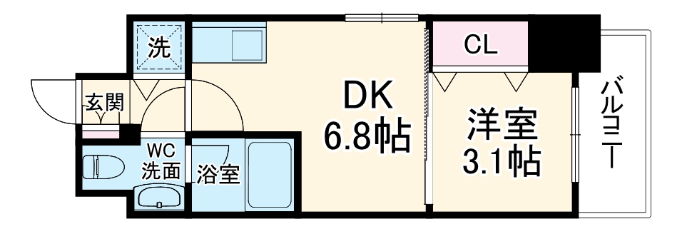 イグレック南本町の間取り