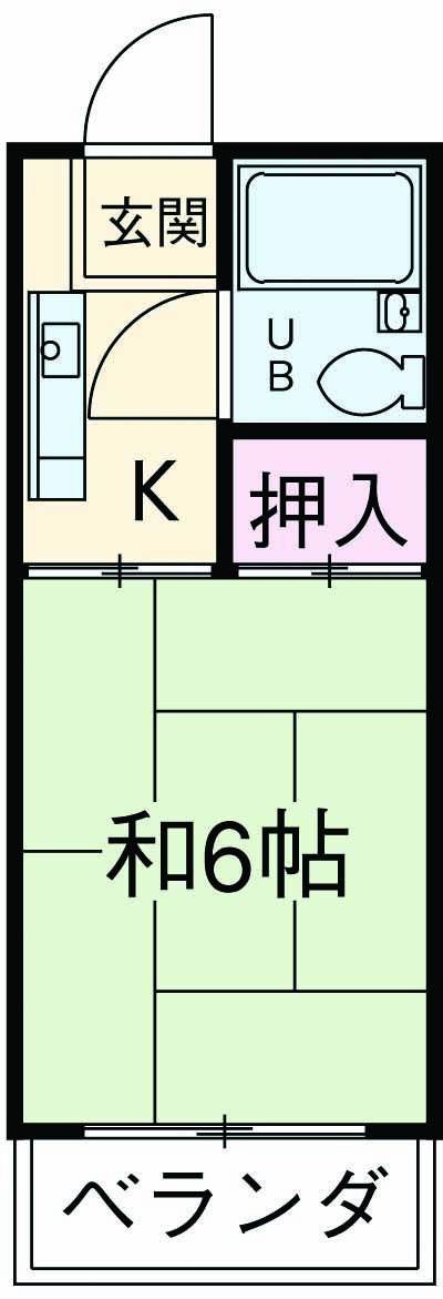 コーポ田所の間取り