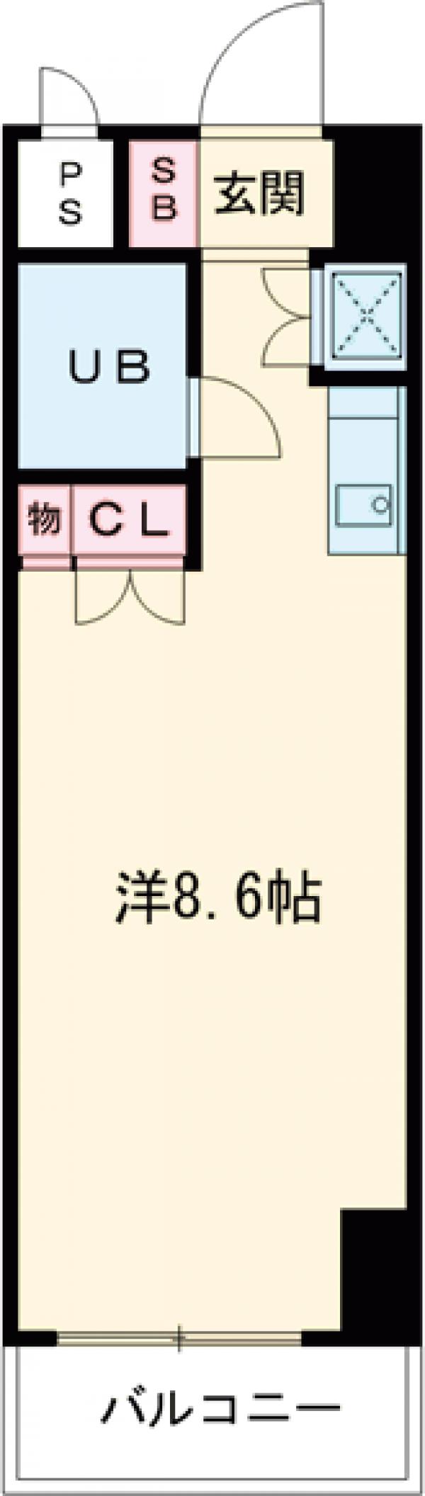 ストーク北新宿の間取り