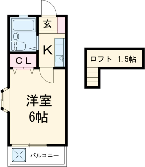 ラフォーレ錦の間取り
