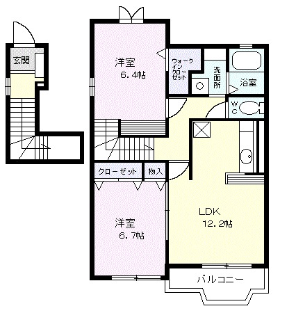 セレノアロッジオの間取り