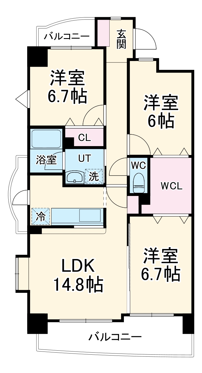 SANTNOREの間取り
