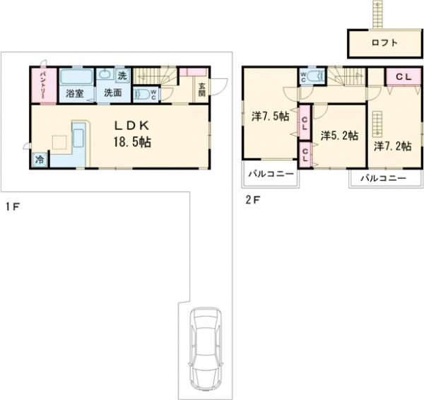 Sumai-to練馬区大泉町06の間取り