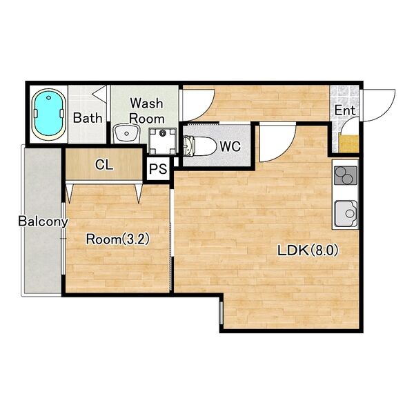 ジーメゾン名古屋牛立オークの間取り