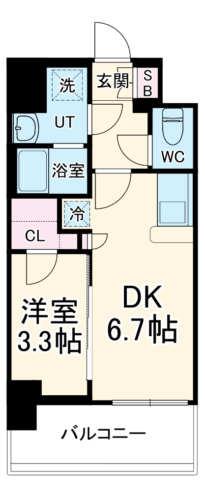 S-RESIDENCE四日市安島aloggioの間取り