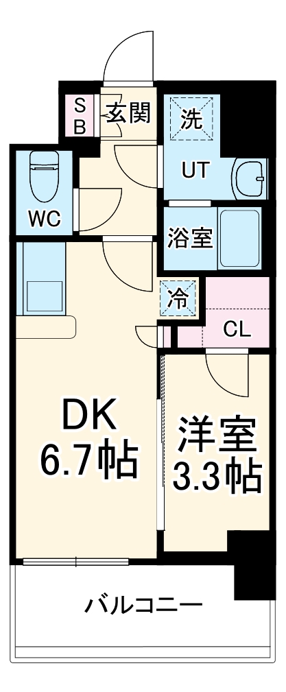 S-RESIDENCE四日市安島aloggioの間取り