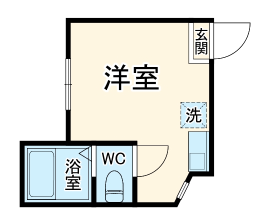ユナイト星川クロックムッシュの間取り