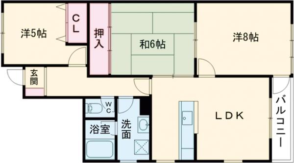 ウイングビュー鮎川の間取り