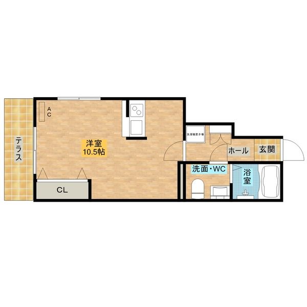 CRECIA宮前Ⅱ棟の間取り