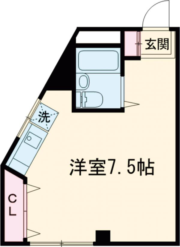 コーポ稲村の間取り
