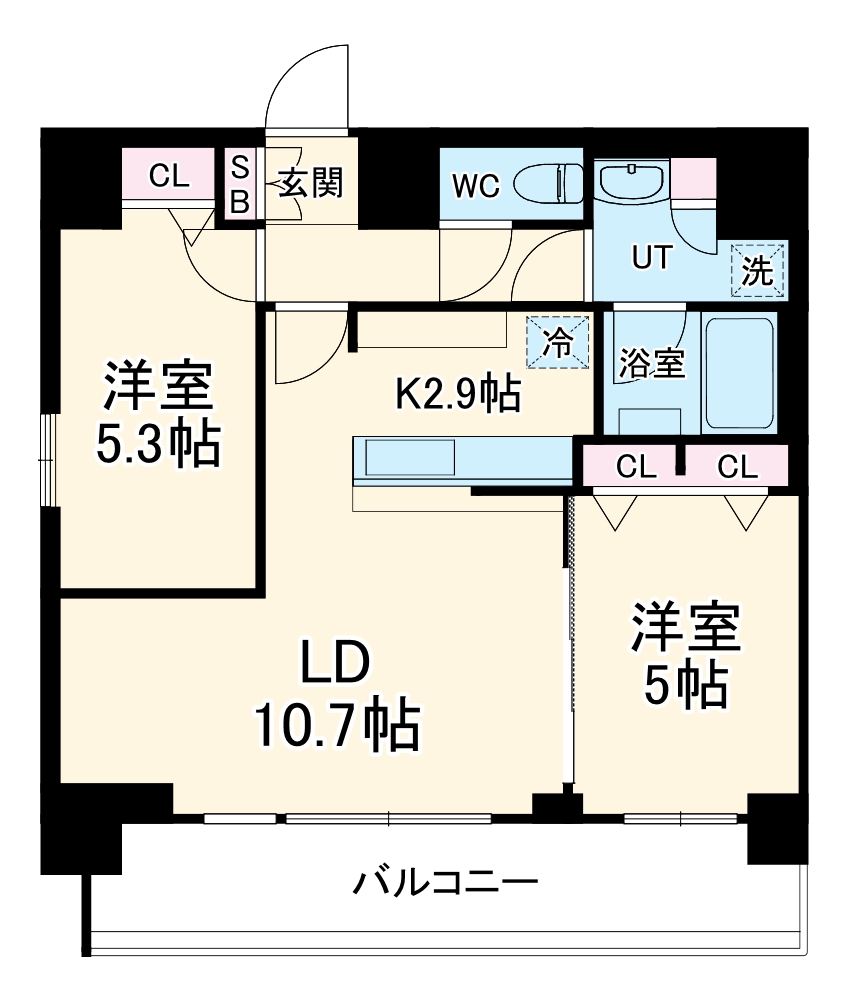 S-RESIDENCE四日市安島aloggioの間取り