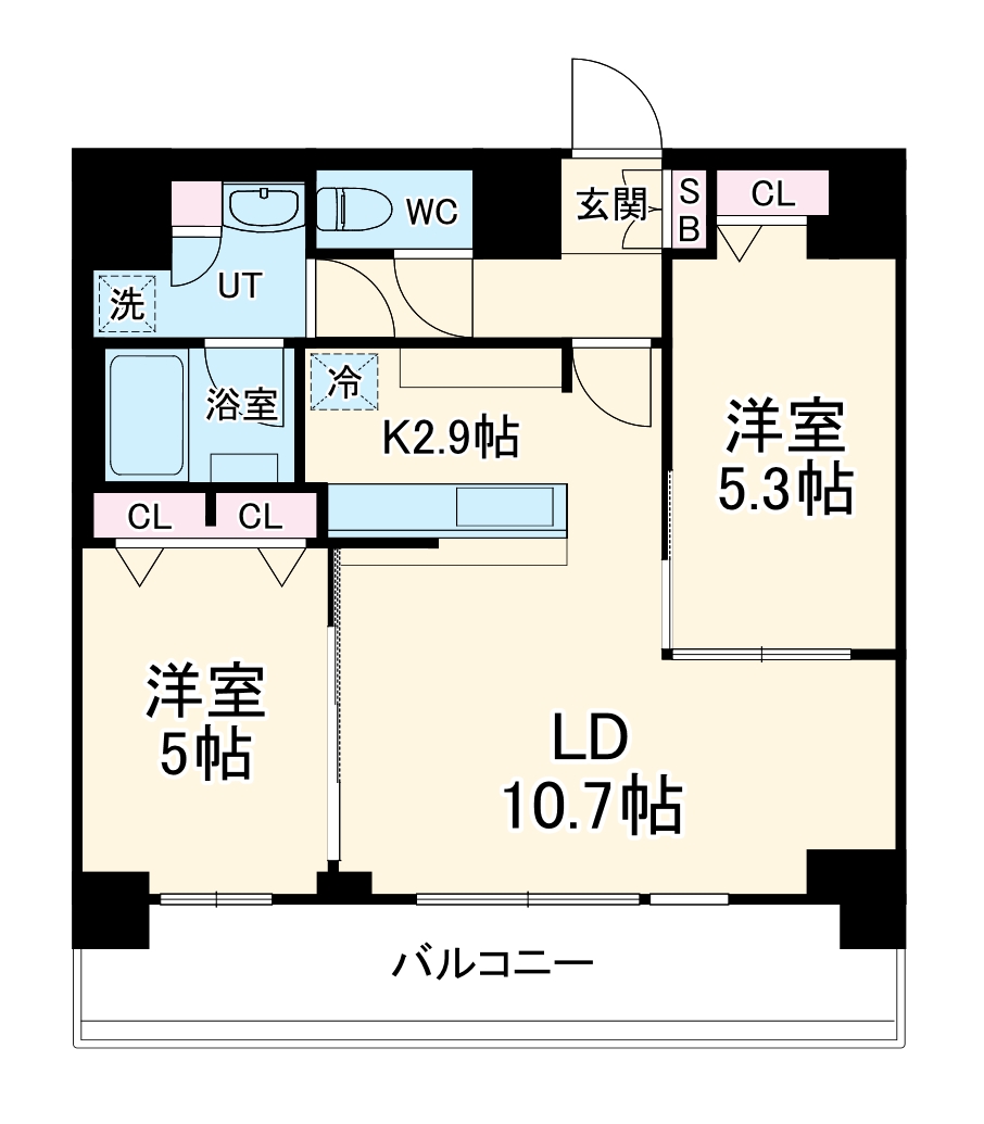 S-RESIDENCE四日市安島aloggioの間取り