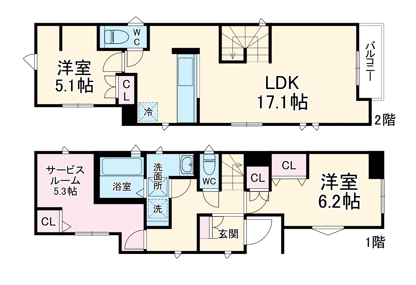 Kolet柏豊上の間取り
