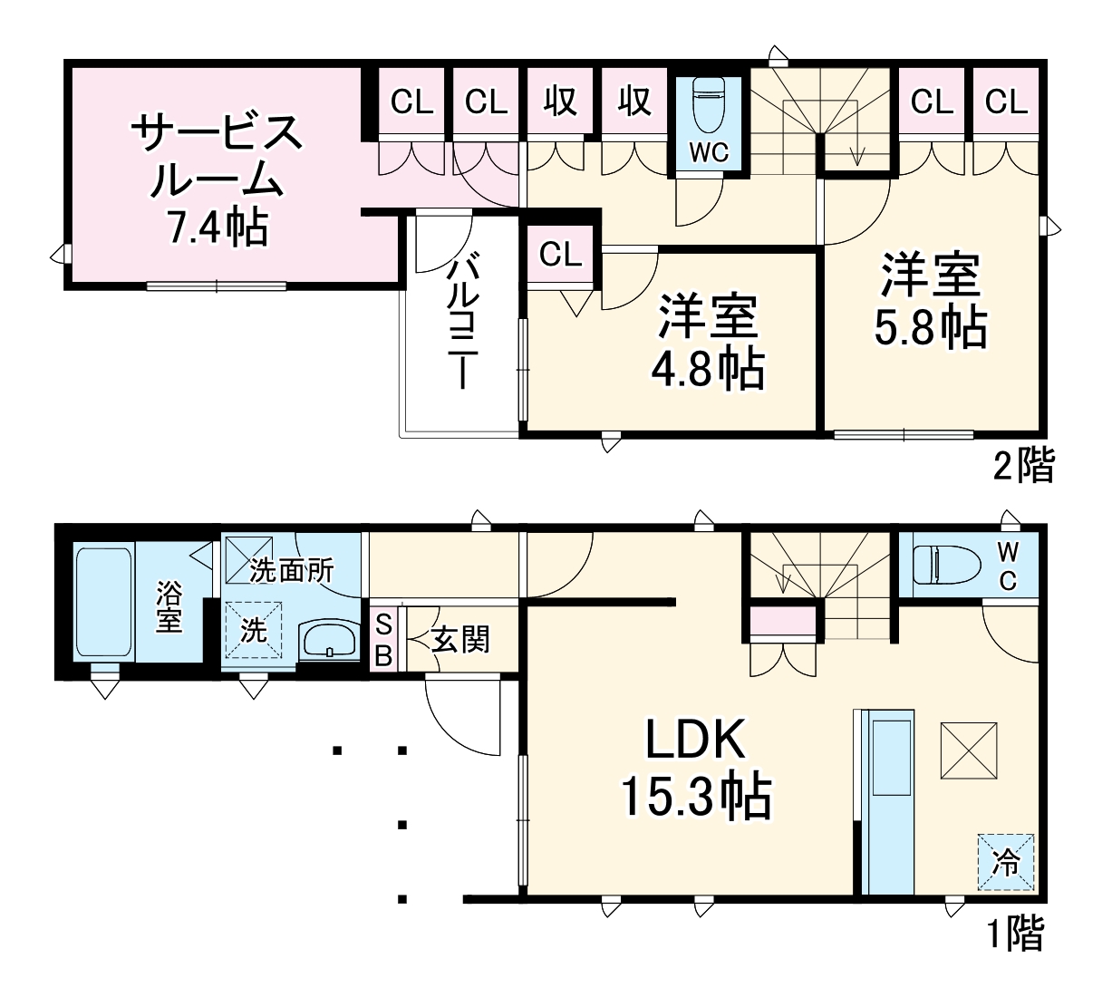 Kolet南柏#08の間取り