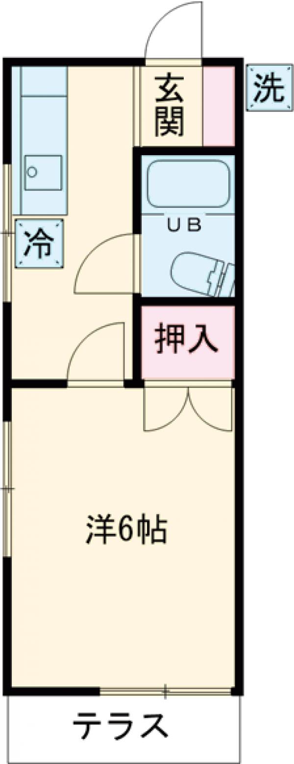 ハイツ富沢の間取り