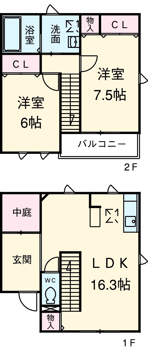 コートヤードの間取り