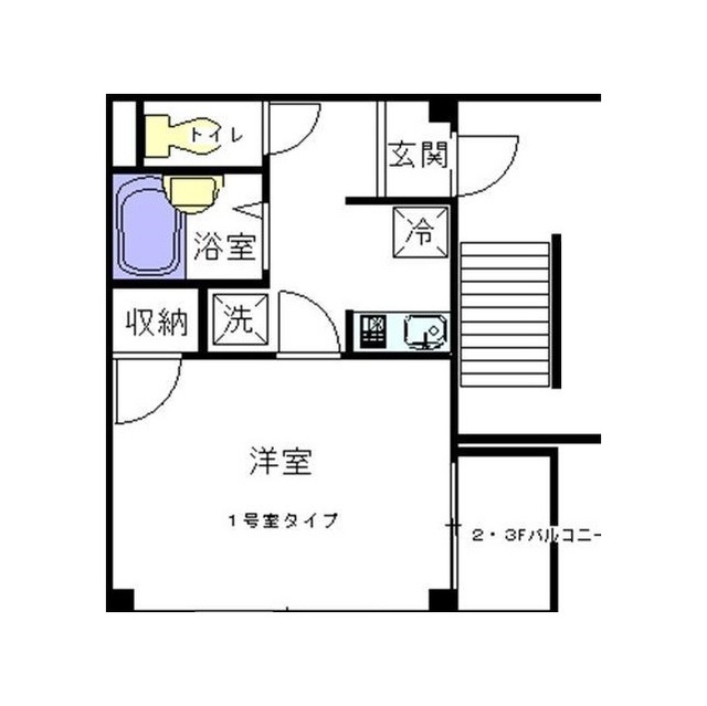 アンプルールフェール山田の間取り