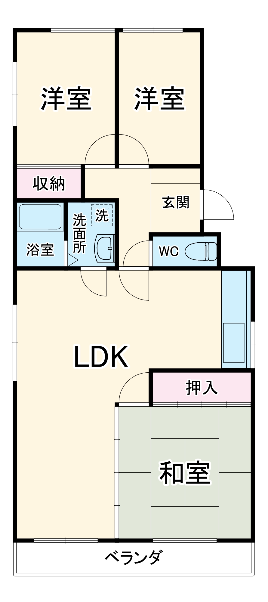 アークヒルズ社が丘の間取り