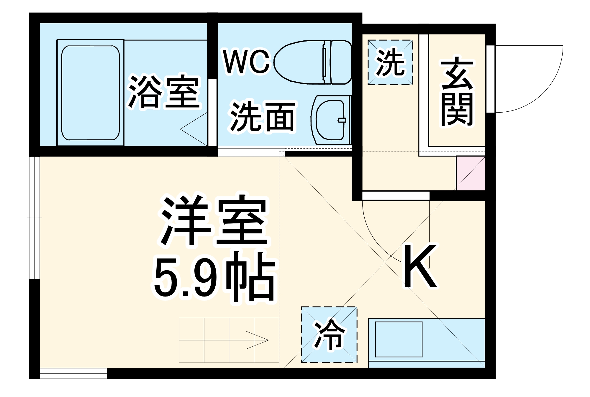 ホルスリッジの間取り